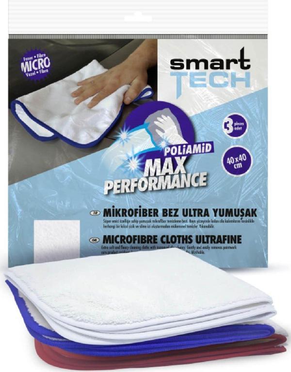 Smart Tech Profiline Mikrofiber Bez 3'lü - Image 1