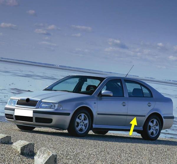 Skoda Octavia A4 2001-2009 Sol Arka Kapı Çıtası Bandı 1U4853753C - Image 1