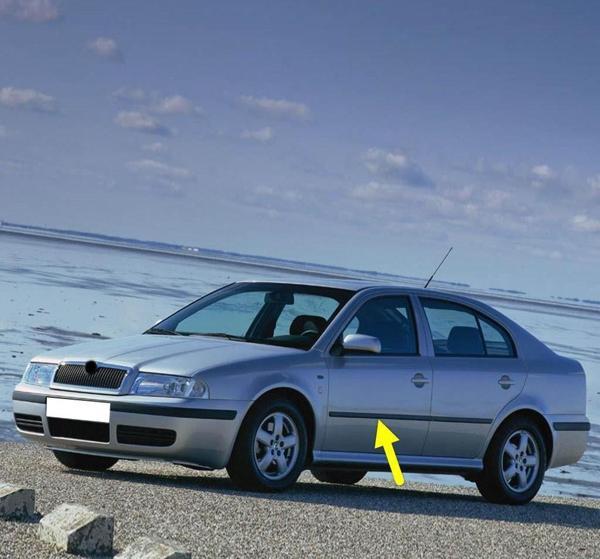 Skoda Octavia A4 2001-2009 Sol Ön Kapı Çıtası Bandı 1U4853515C - Image 1