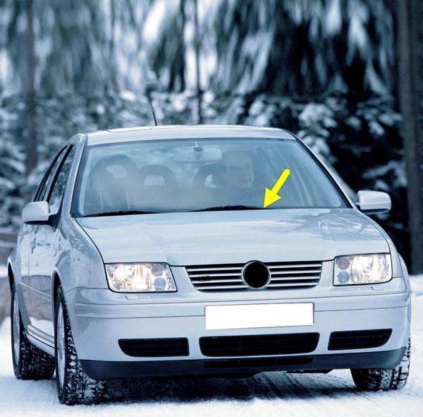 VW Bora 1999-2002 Ön Cam Sol Silecek Kolu 1J1955409A - Image 1