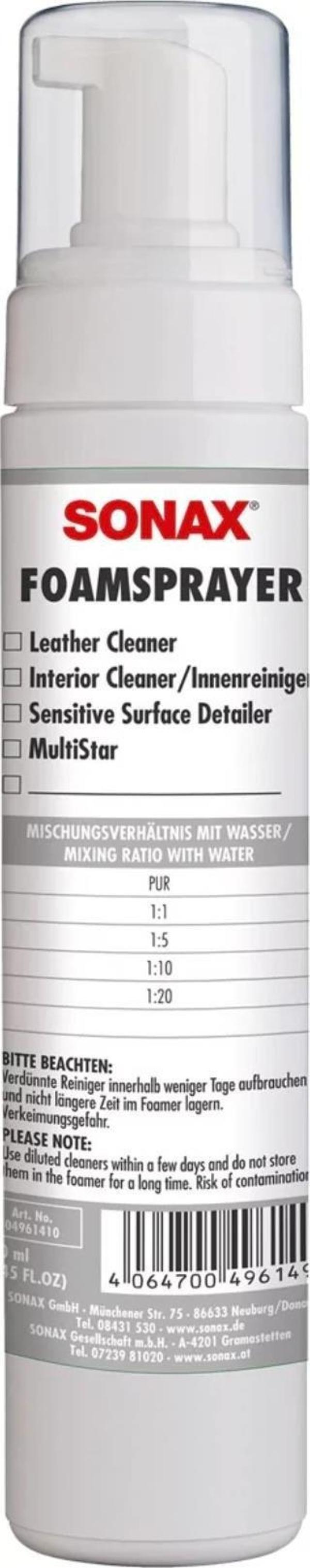 Sonax Köpük Püskürtücü Şişe 250 ml - Image 1