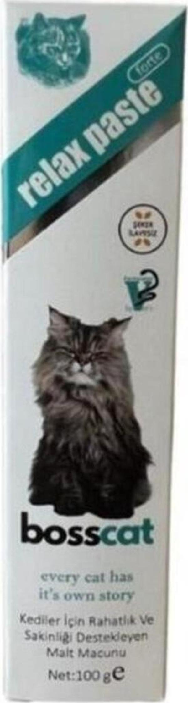 Bosscat Rahatlık Ve Sakinliği Destekleyen Kedi Malt Macunu 100 Gr - Image 1