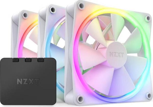 NZXT F120 RGB Beyaz 120 mm Fan (3'lü Set) RF-R12TF-W1 - Image 1