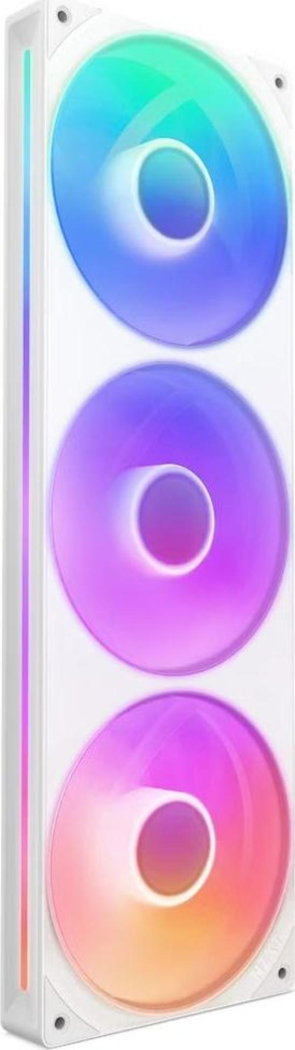 NZXT F360 RGB Core Beyaz 360 mm Fan RF-U36HF-W1 - Image 1
