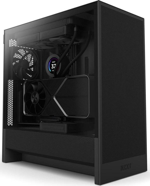 NZXT H5 Flow 2024 CC-H52FB-01 2 Fanlı ATX Siyah Bilgisayar Kasası - Image 1
