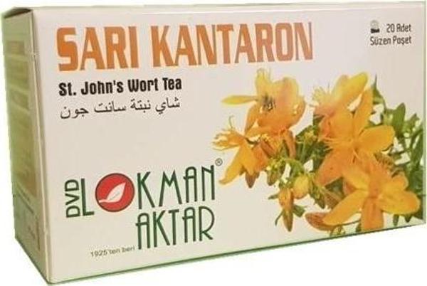 Lokman Aktar Sarı Kantaron Çayı 20 'Li Süzen Poşet 1Adet - Image 1