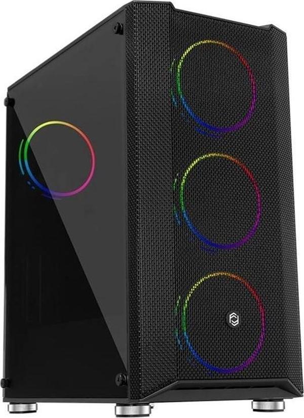 Frısby Fc-9405g 650w 80+ 4x120mm Dual Rıng Rgb Fan Usb 3.0 Midi Tower Siyah Kasa - Image 1