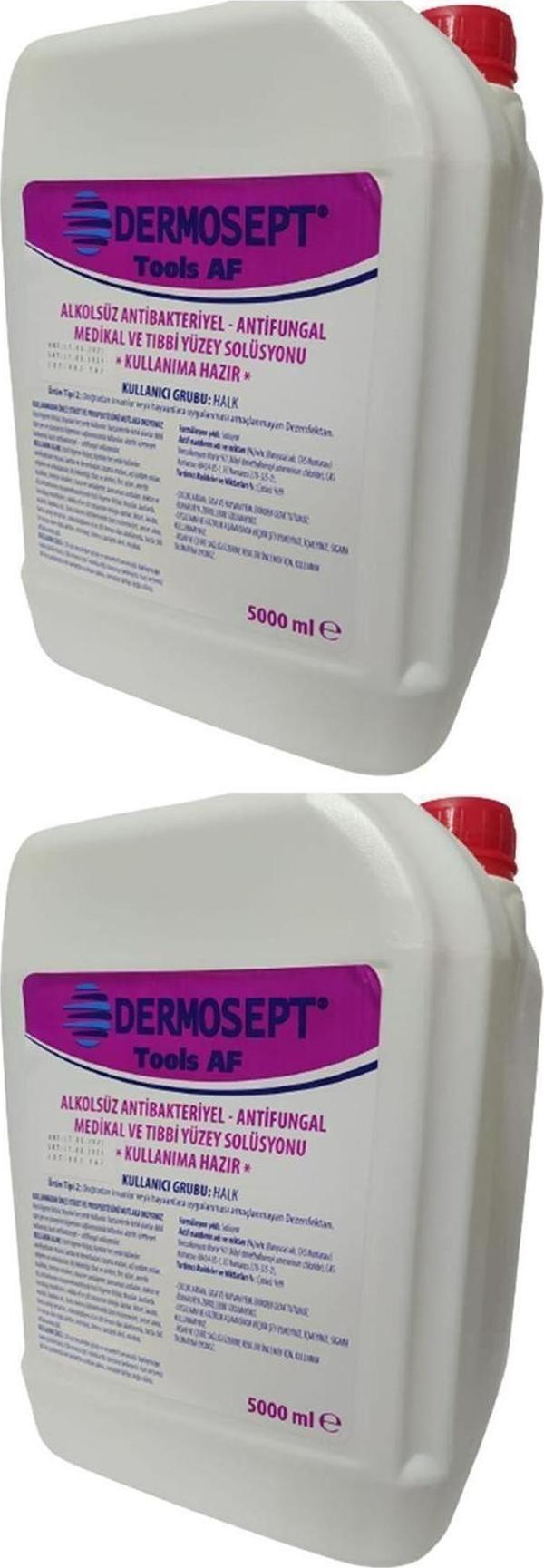 Dermosept Tools Af Alkolsüz  Solüsyon 5 Lt 2 Adet - Image 1