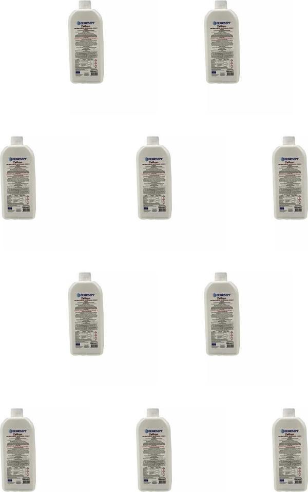 Dermosept Zefiran  Çözelti Dezenfektan 1000Ml 10Lu Set - Image 1