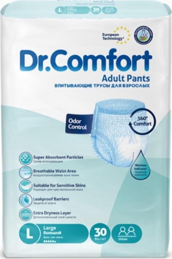Dr.Comfort Yetişkin Emici Külot Large 30'Lu 4 Paket 120 Adet - Image 1