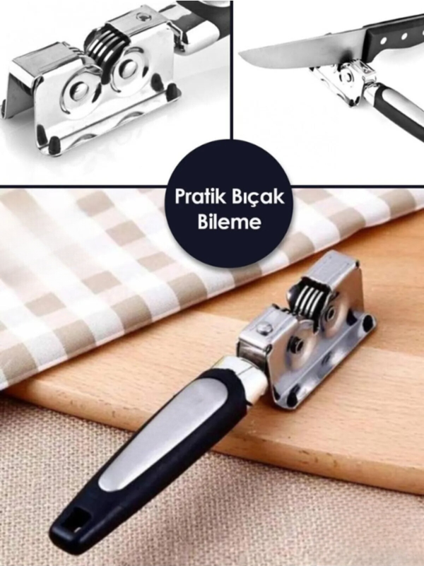 Mithra Life Paslanmaz Çelik Bıçak Makas Bileme Aleti MIT1117 - Image 1