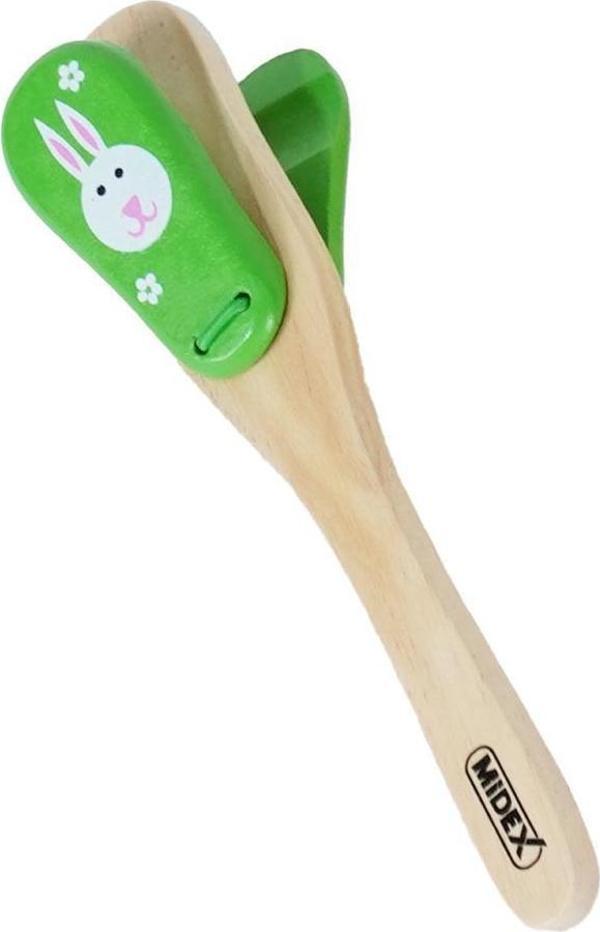 Midex Orf-MRC-04GR Örf Aletleri Kaliteli Kastanyet Marakas Yeşil - Image 1