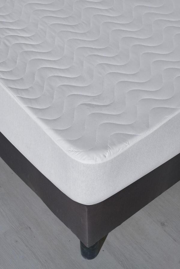 100X200 Sıvı Geçirmez Kapitoneli Tek Kişilik Alez Fitted Pamuklu - Image 1