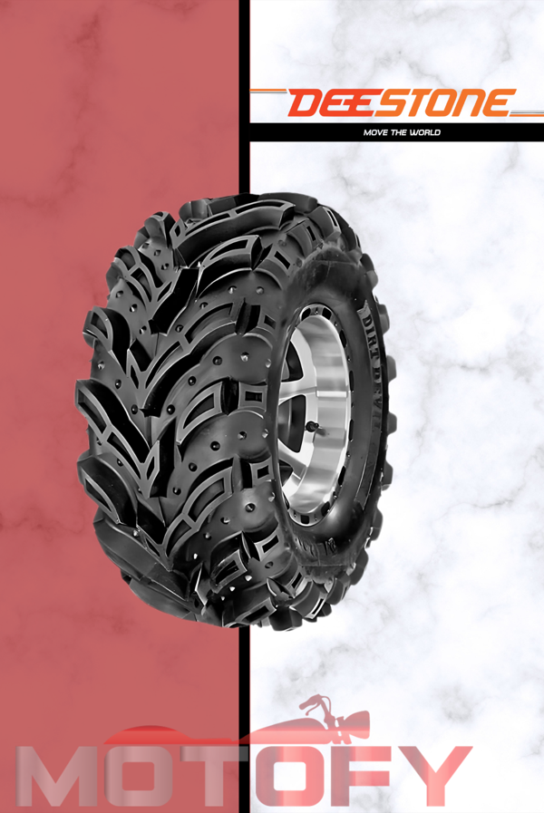 DEESTONE 25 x 10.00 - 12 DESEN - D936 - 6 KAT ATV - UTV LASTİĞİ - Image 1