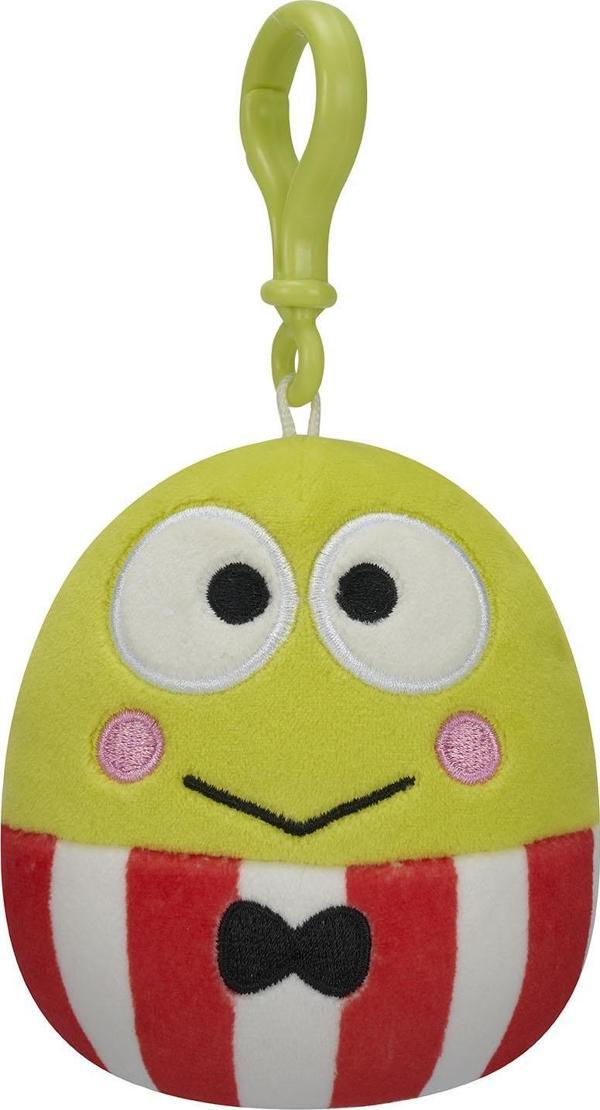 Squishmallows Hello Kitty Serisi - Keroppi 10 cm Klipsli SQSN00274 - Image 1