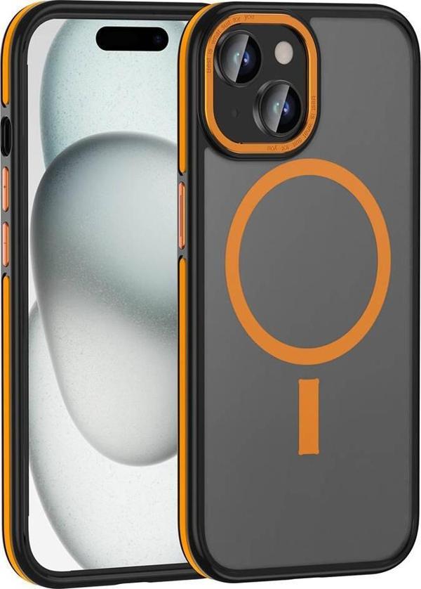 Apple iPhone 15 Kılıf Magsafe Şarj Özellikli Mat Görünümlü Zore Ant Kapak - Image 1
