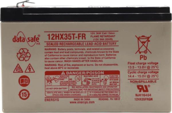 ENERSYS DATASAFE 12V HX35T-FR 10 YIL ÖMÜR BEKLENTİLİ BAKIMSIZ KURU TİP AGM VRLA AKÜ - Image 1