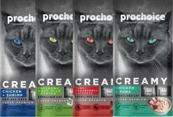 ProChoice Creamy Kedi Ödül Çeşitleri (4x15 Gr) 4 Paket - Image 1