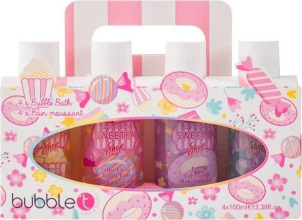 Bubble T Sweetea Shop Shower Gl Collection 4 x 100 ml Banyo Köpüğü Seti - Image 1