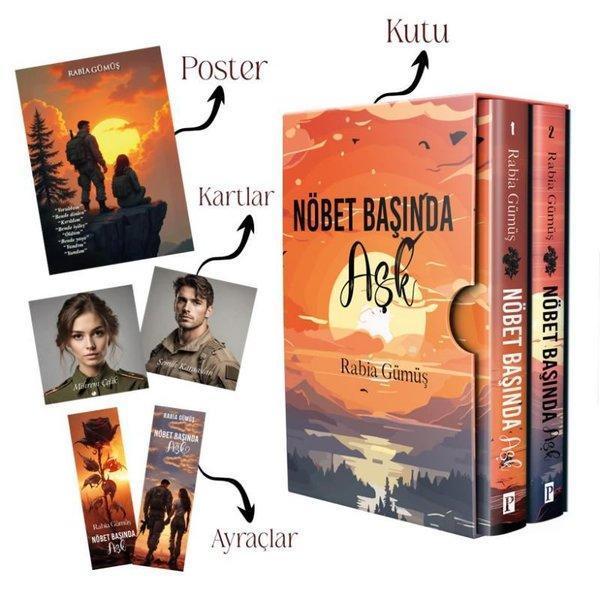 Nöbet Başında Aşk Seti - 2 Kitap Takım - Kutulu - Parola Yayınları - Image 1