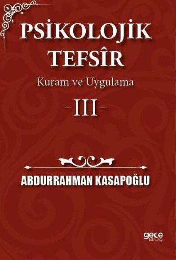 Psikolojik Tefsir Kuram ve Uygulama 3 - Gece Kitaplığı - Image 1
