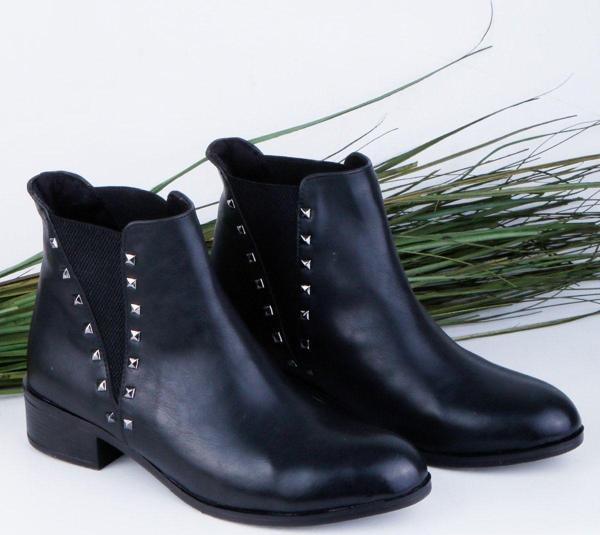 Renklibutik Zımba Detaylı Günlük Bot Bootie - Image 1