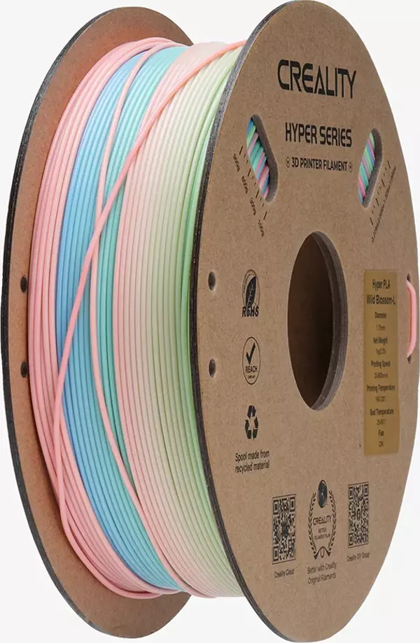 Creality Hyper PLA Gökkuşağı Spring Lake Filament 1.75mm 1kg - Image 1