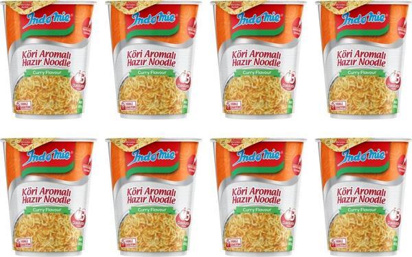 Indomie Noodle Köri 60 gr Bardak x 8 Adet - Image 1