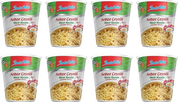 Indomie Noodle Sebzeli 60 gr Bardak x 8 Adet - Image 1