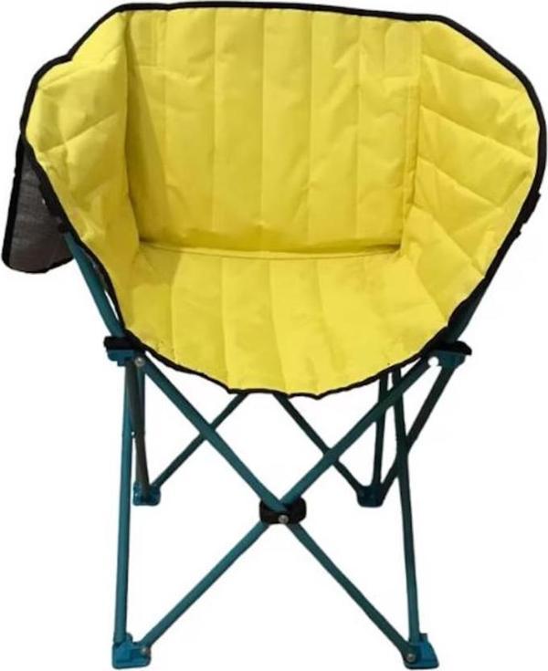 Andoutdoor Capello Katlanabilir Kamp Sandalyesi-SARI-SİYAH - Image 1