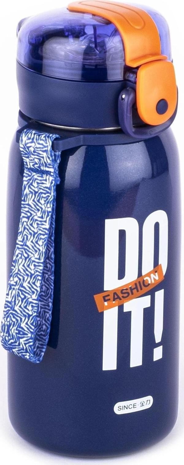 Okadi Lacivert Perfect Yazılı Pipetli Çelik Termos 420 Ml. - Image 1