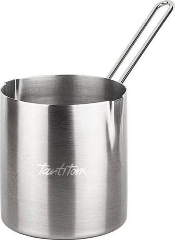Paslanmaz Çelik Çift Ağızlı Silindir Cezve 1000 Ml. - Image 1