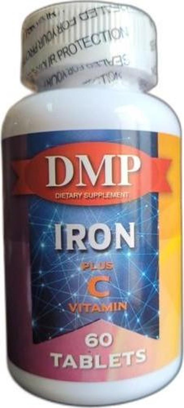 DMP Demir Iron Plus Vitamin C 60 Tablets - Image 1