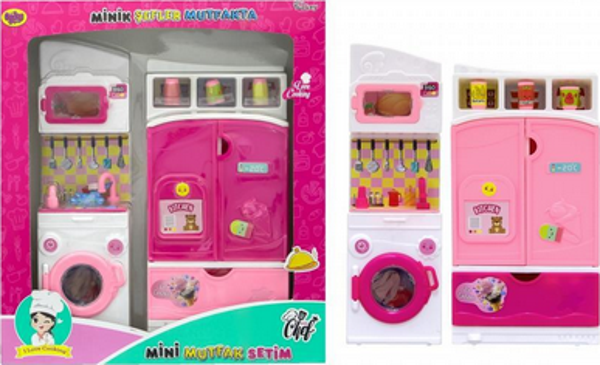 Oydaş 02360 Minik Şefler Buzdolabı Çamaşır Makinası 2 Li - Image 1