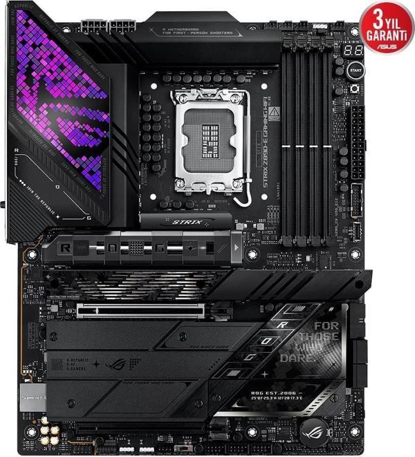 ASUS ROG STRIX Z890-E GAMING WIFI Intel Z890 LGA1851 DDR5 8800 DP HDMI 2xUSB4 7x M2 USB3.2 WiFi 7 - Image 1