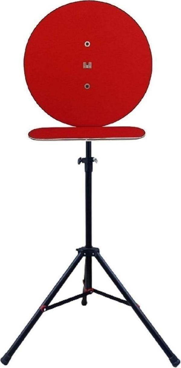 Dartsan Raf Düzenekli Tripod Ayaklı Dart Arkalık Stant Seti. Kırmızı Renk. . - Image 1