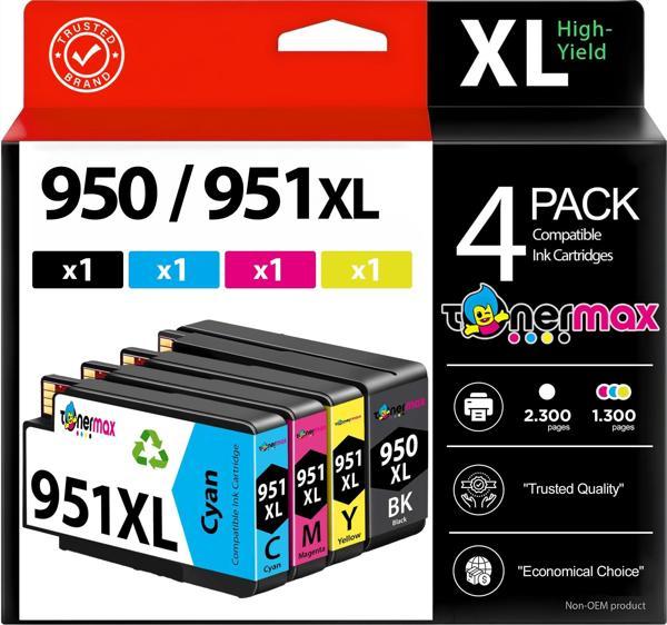 HP 950XL Muadil Kartuş Takım/ HP 8600 Muadil Kartuş Takım - Image 1