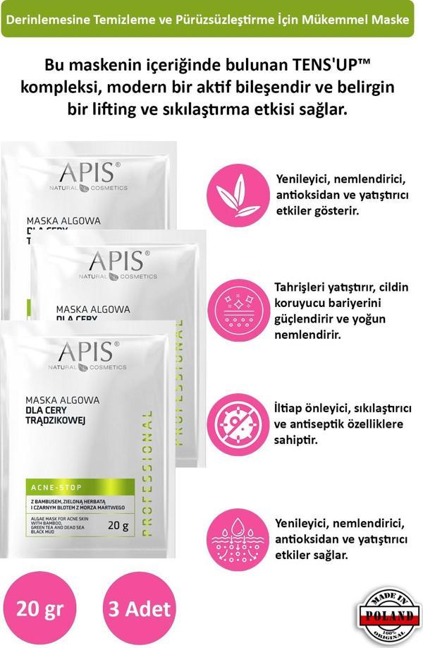 3-Adet - Akne - Alg Maskesi - 20gr - Image 1