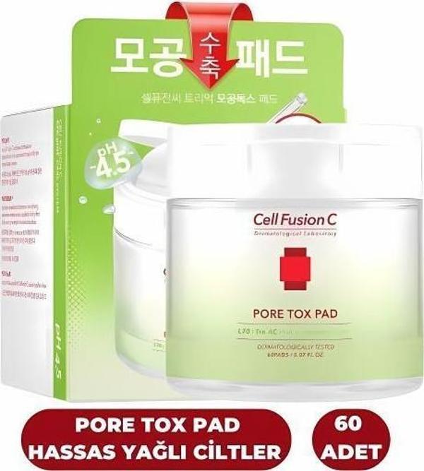 Cell Fusion C Pore Tox Pad- Gözenek Bakım Pedi 60 Adet - Image 1