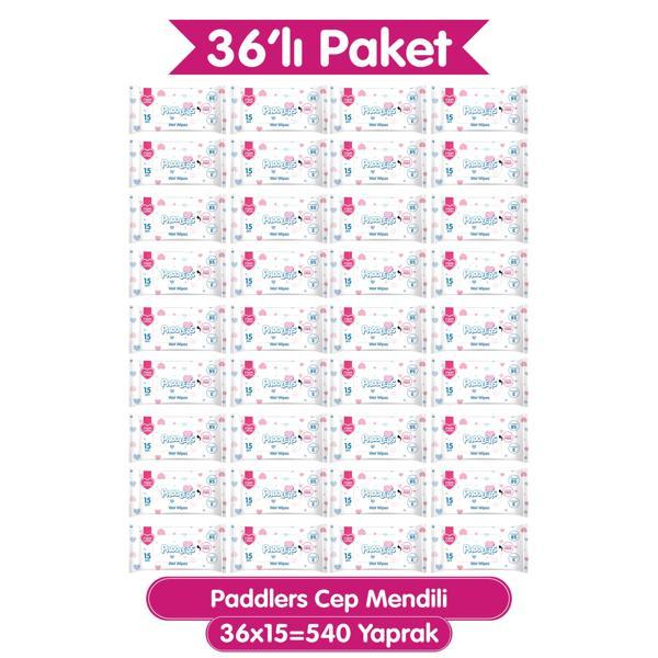 Paddlers Cep Mendili 36x15 li Koli (540 Yaprak) - Image 1