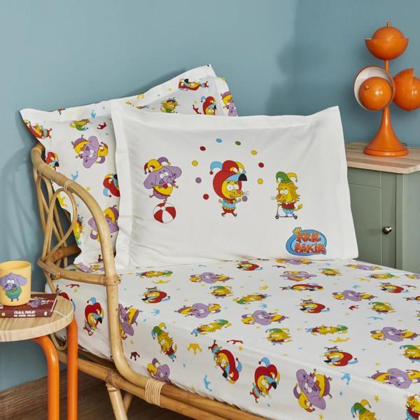 Karaca Home X Kral Şakir Circus Tek Kişilik Çarşaf Takımı - Image 1