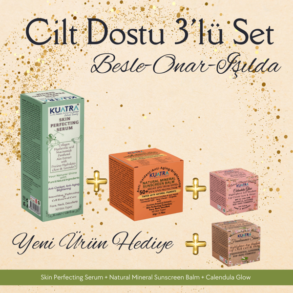Kuatra Gündüz 2'li Set+ Doğal Makyaj Balmları - Image 1