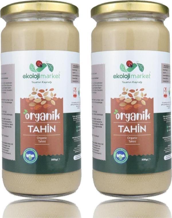 Ekoloji Market Organik Tahin 500 Gr - 2'Li Paket - Image 1