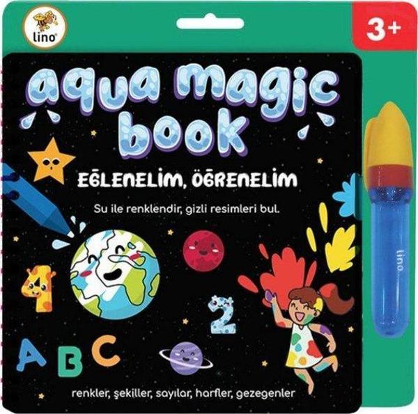 Lino Aqua Magic Book Eğlenelim Öğrenelim (Sihirli Boyama Kitabı) - Image 1