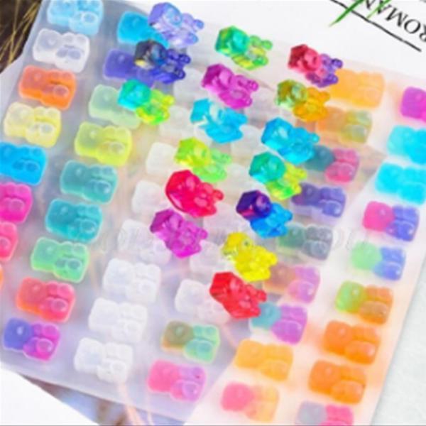 Çoklu Kolye Ve Reçina Epoksi Kalıbı 50 Li Haribo Ayıcık Minik Boy - Image 1