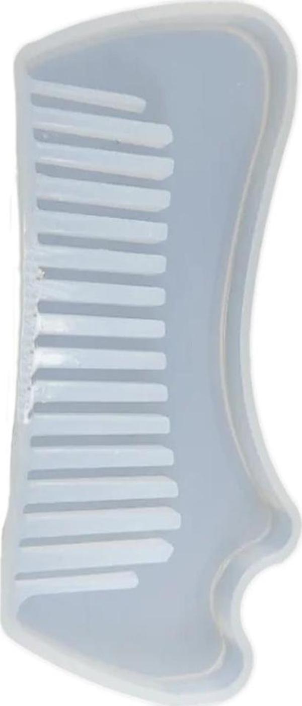 Epoksi Silikon Kalıp Dalgalı Tarak Kalıbı 13 CM 133 - Image 1