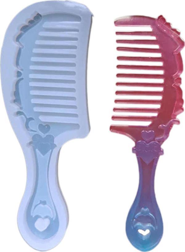 Epoksi Silikon Kalıp Dalgalı Tarak Kalıbı 17 CM-46 - Image 1