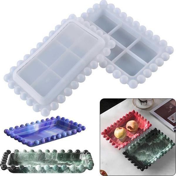 Epoksi Silikon Kalıp Eğlenceli El Sanatları Misketli Tabak 16.3CM - Image 1