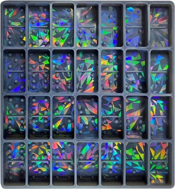 Epoksi Silikon Kalıp Hologramlı Domino Kalıbı 28 Li - Image 1