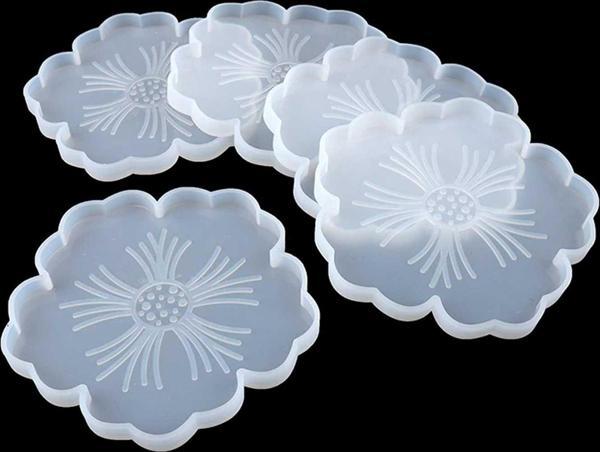 Epoksi Reçine İçin Silikon Kalıp Çiçek Kalıbı 12 CM - Image 1